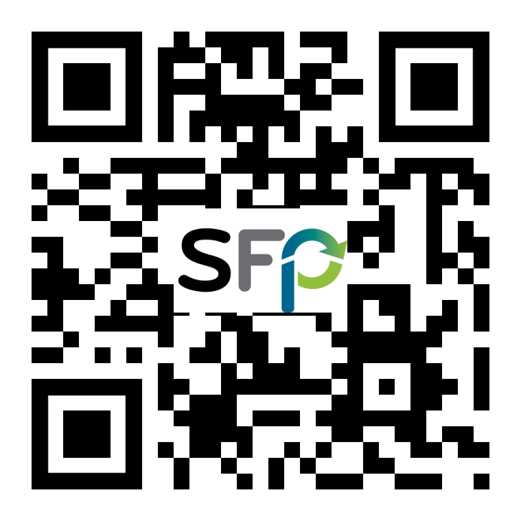Enlarged view: QR Code SFP Webpage